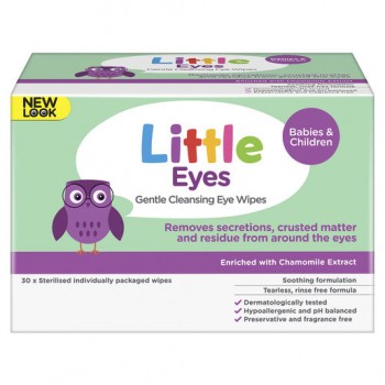 Little Eyes Gentle Cleansing Eye Wipes 30 