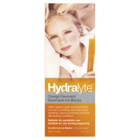 Hydralyte Orange Flavoured Elctrolyte Ice blocks 16 
