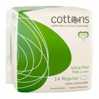 Cottons Pads Regular with wings 14 