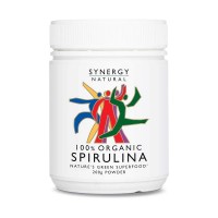 Synergy Natural Organic Spirulina Powder 100% 200g 