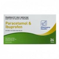 Pharmacy Health Paracetamol & Ibuprofen 24 Tab