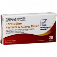 Pharmacy Health Loratadine Hayfever & Allergy Relief 30 Tab
