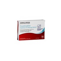 Pharmacy Health Fexofenadine Hayfever Allergy Relief Antihistamines 180mg 10 Tab