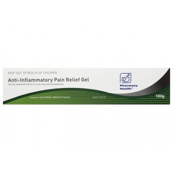 Pharmacy Health Anti-Inflammatory Pain Relief Gel 120g 
