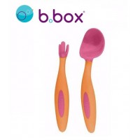 B Box Toddler Cutlery Set - Strawberry Shake   