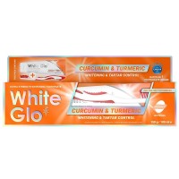 White Glo Curcumin & Turmeric Toothpaste with Toothbrush 150g 