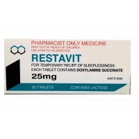 Restavit Doxyalmine Succinate 25mg 20 Tab