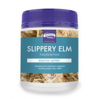 Wonder Foods Slippery Elm Bark Powder Digestive Support 150g 