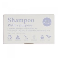 Shampoo With A Purpose Shampoo & Conditioner Bar Dry or Damaged Hair 135g 