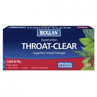 Bioglan Throat-Clear Original Flavour 20 Lozenges