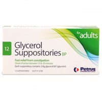 Petrus Pharmaceuticals Glycerol Suppositories BP for Adults 12 Suppositories