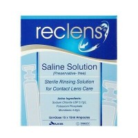 Reclens Saline Solution Ampoules 15 x 15ml 