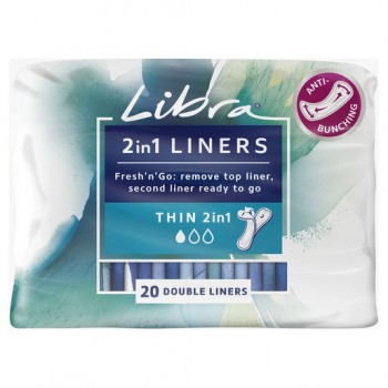 Libra 2in1 Double Liners 20 