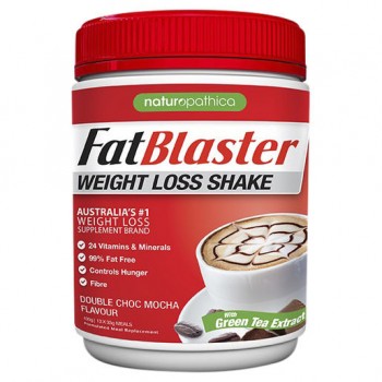 Naturopathica FatBlaster Weight Loss Shake Mocha  (30% less sugar) 430g 