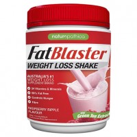 Naturopathica FatBlaster Weight Loss Shake Raspberry (30% less sugar) 430g 