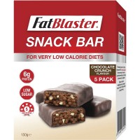 FatBlaster Snack Bars Chocolate Crunch 5 Pack 150g 