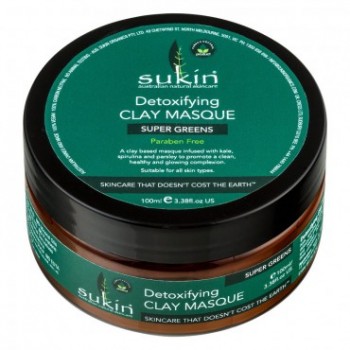 Sukin Super Greens Detoxifying Clay Masque 100ml 