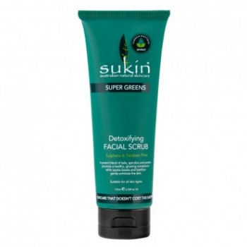 Sukin Super Greens Detoxifying Facial Scrub 125ml 
