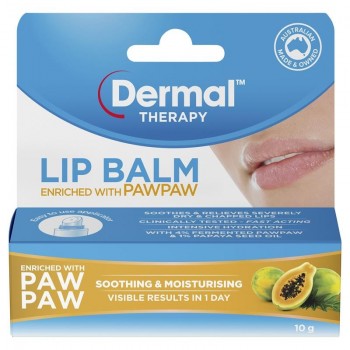 Dermal Therapy Lip Balm Paw Paw 10g 