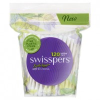 Swisspers Cotton Tips Earthkind Plastic Free 120 