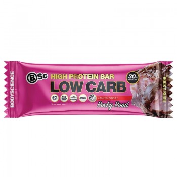 Body Science High Protein Low Carb Bar Rocky Road 60g 