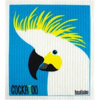Retrokitchen 100% Biodegradable Dishcloth Cockatoo  