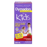 Dymadon For Kids 2-12 Years Strawberry 200ml 