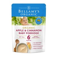 Bellamy's Organic Apple & Cinnamon Baby Porridge 6+ months 125g 