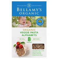 Bellamy's Organic Veggie Pasta Alphabets 8+ Months 200g 
