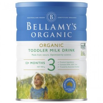 Bellamy's Organic Toddler Milk Drink 3 - 12m+ 900g 
