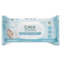 GAIA Plant-Based Water Wipes 80 