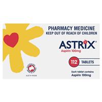Astrix Aspirin Tablets 100mg 112 Tab