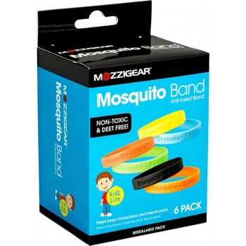 Mozzigear Mosquito Band - Kids 6pk 