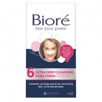 Biore Ultra Deep Cleansing Pore Strips 6 Nose Strips 