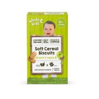 Whole Kids Organic Soft Cereal Biscuits Spelt & Apple 6mth+ 120g 