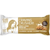 Slim Secrets Craving Crusher Cookies & Cream Protein Bar 40g 