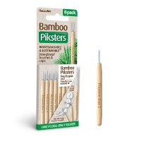 Piksters Bamboo Interdental Brush Size 2 - white 8pk 