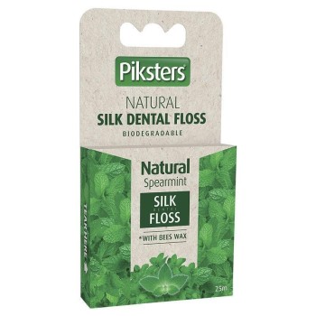 Piksters Natural Silk Floss Spearmint 25m 