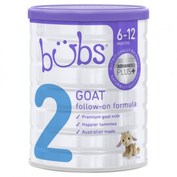 Bubs Organic Goat Formula 2 - 6-12m 800g 