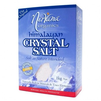 Nirvana Organics Himalyan Crystal Salt Fine 1kg 