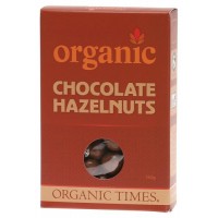 Organic Times Organic Milk Chocolate Hazelnuts 150g 