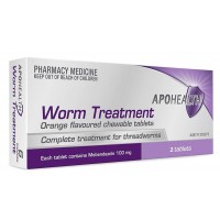 APO Health Worm Treatment 2 Tab