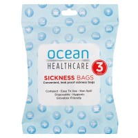 Ocean Healthcare Sickness Bags 3 pack