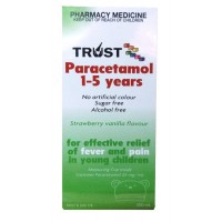 Trust Paracetamol 1-5 Years Strawberry Vanilla 200ml 