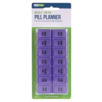 Ezydose Weekly AM/PM Pill Planner  