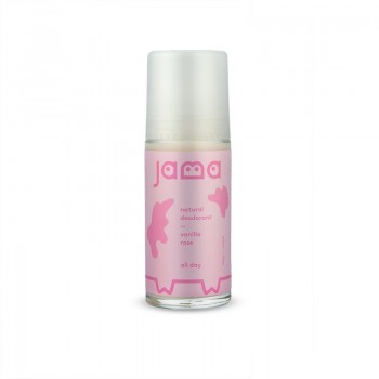 Jama Natural Deodorant Roll/on Vanilla Rose 50ml 