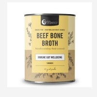 Nutra Organics Turmeric Beef Bone Broth Powder 125g 