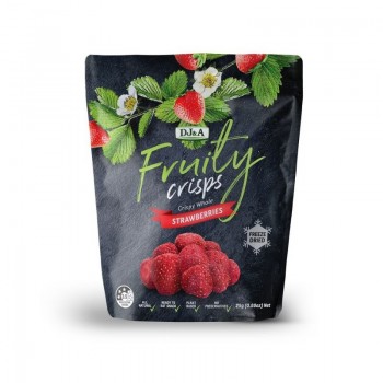 DJ&A Fruit Crisps - Strawberry 25g 