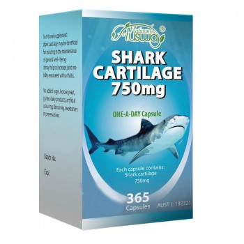 Ausway Shark Cartilage 750mg Capsules 365 Cap