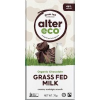 Alter Eco Organic Grass Fed Chocolate Milk 46% 75g 